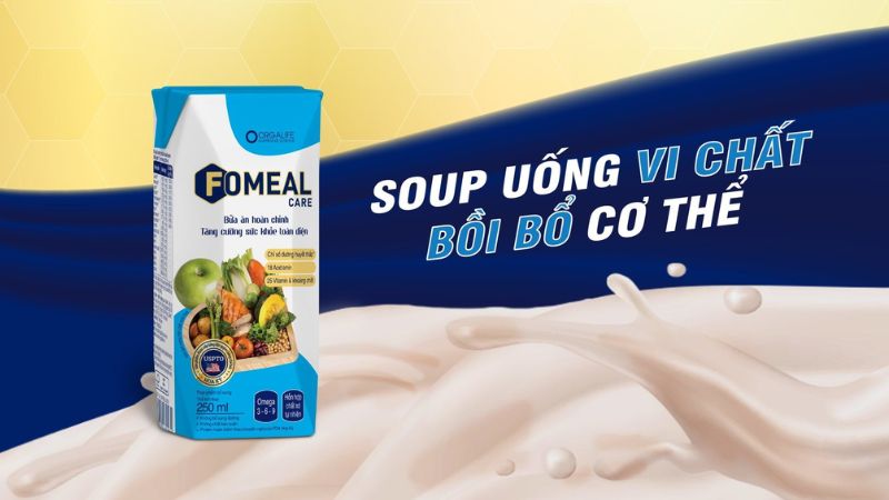 Cách sử dụng soup vi chất Fomeal Care Gold