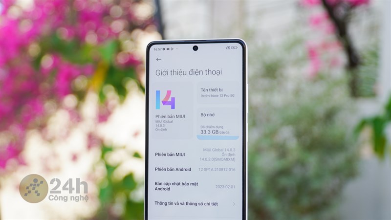 Redmi Note 12 Pro 5G được trang bị bộ cấu hình tốt trong tầm giá Redmi Note 12 Pro 5G được trang bị bộ cấu hình tốt trong tầm giá