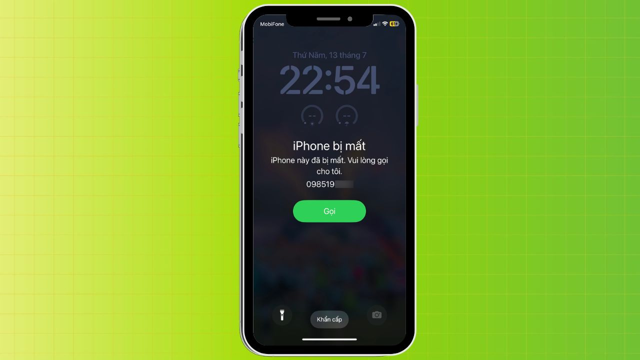 iPhone bị báo mất có mở được không