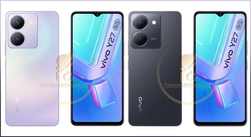 Vivo Y27 5G được cho là có hai phiên bản màu sắc Vivo Y27 5G được cho là có hai phiên bản màu sắc