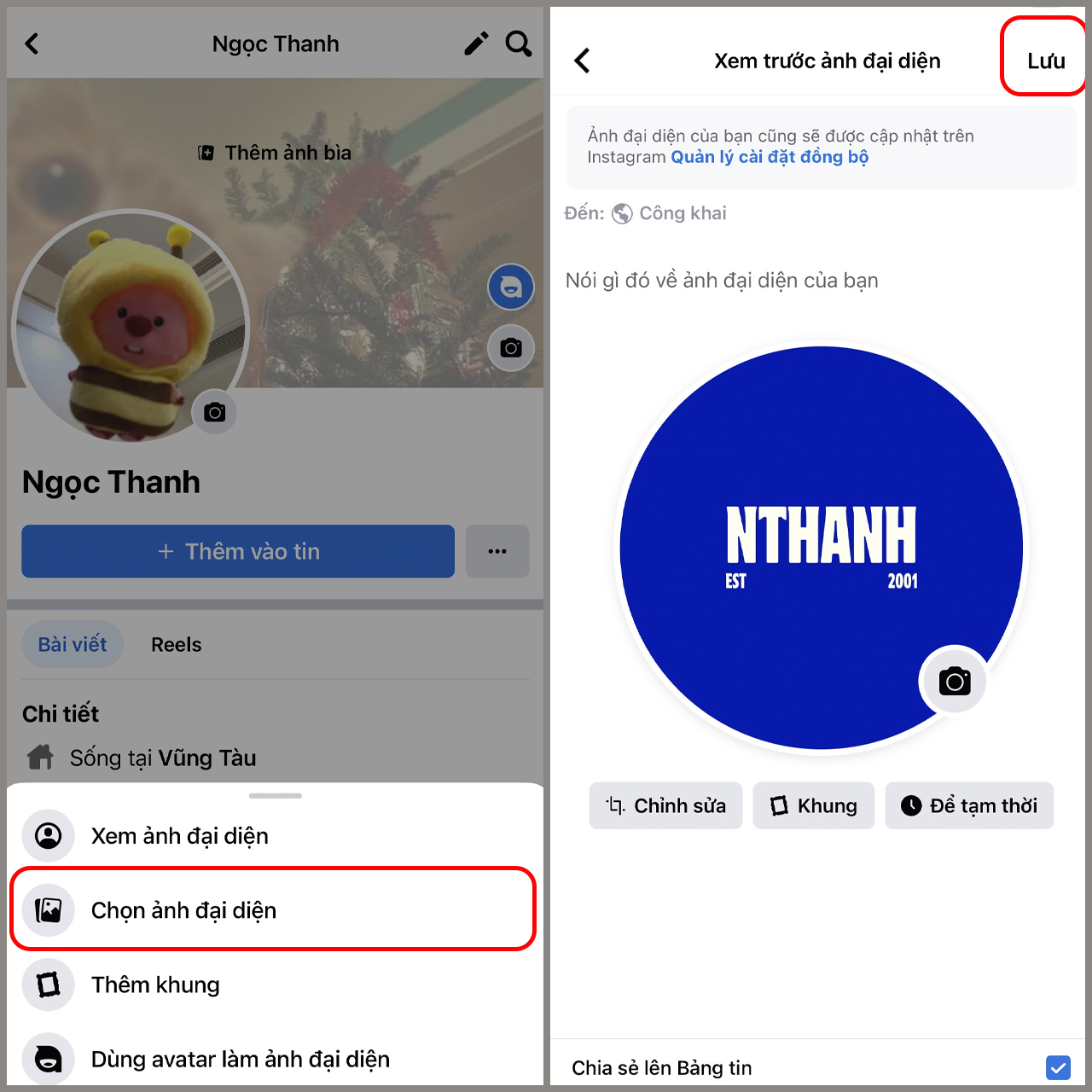 Cách tạo avatar logo Vinamilk