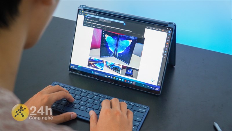 Lenovo YOGA Book 9i còn có thể đáp ứng tốt nhu cầu sử dụng của bạn với RAM 16 GB và 1 TB bộ nhớ trong Lenovo YOGA Book 9i còn có thể đáp ứng tốt nhu cầu sử dụng của bạn với RAM 16 GB và 1 TB bộ nhớ trong