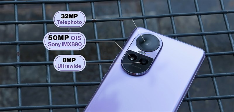 Dù không có con chip MariSilicon nhưng OPPO Reno10 Pro 5G vẫn được trang bị bộ camera rất tốt
