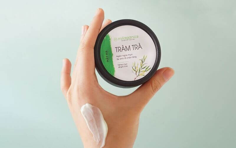 Mặt nạ sệt tràm trà cho da mụn Milaganics