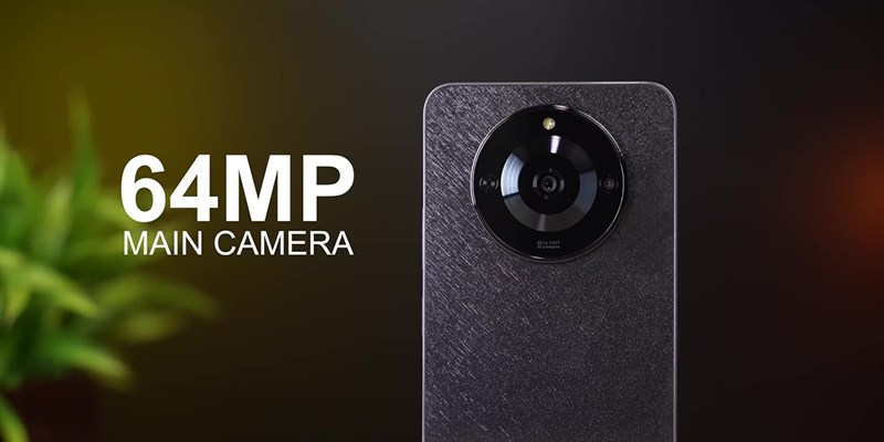 realme Narzo 60 camera chính 64 MP cho ảnh chụp sắc nét.