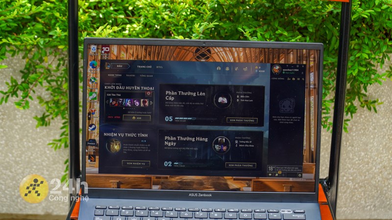 Nhìn chung ASUS Zenbook 14 OLED 2023 có thể chiến tốt đa số tựa game eSports hiện nay
