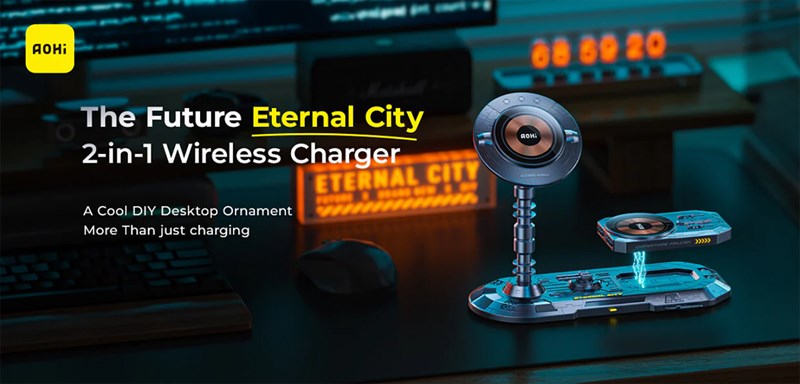 AOHi là một thương hiệu chuyên cung cấp những thiết bị sạc thông minh và ngoại hình bắt mắt