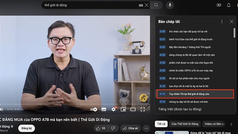Cách lấy văn bản từ nội dung video trên YouTube Cách lấy văn bản từ nội dung video trên YouTube