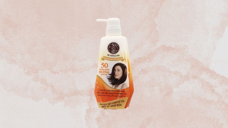 Dầu gội Megumi Smooth and Moist Shampoo mềm mượt & dưỡng ẩm 400ml