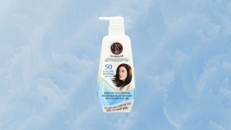 Dầu gội Megumi Fresh and Clean Shampoo sạch sâu & thơm mát 400ml