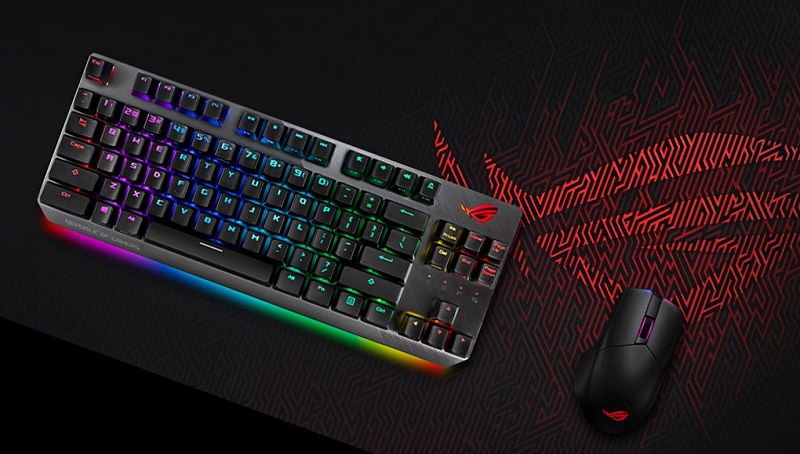 TOP 3 chuột, bàn phím ASUS ROG xịn sò dành cho dân chơi game cực ngon tại Thế Giới Di Động. TOP 3 chuột, bàn phím ASUS ROG xịn sò dành cho dân chơi game cực ngon tại Thế Giới Di Động.