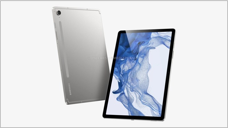 Ảnh render Galaxy Tab S9 FE của Onleaks