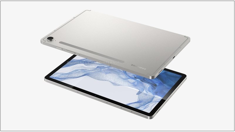 Ảnh render Galaxy Tab S9 FE của Onleaks