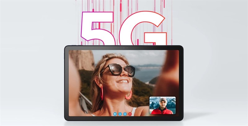 Tablet được trang bị chip Snapdragon 695 cho khả năng kết nối 5G