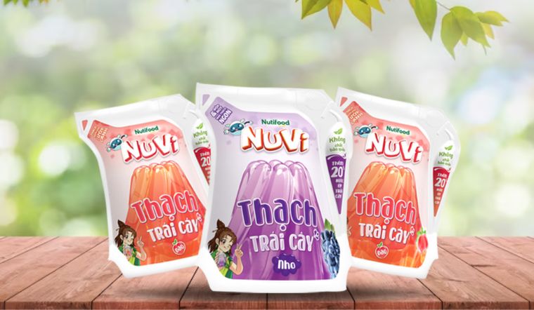 Giới thiệu Nuvi thạch trái cây mới, dai ngon thật đã 