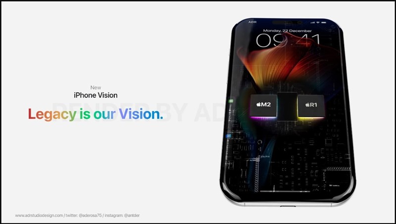 iPhone Vision được kỳ vọng sẽ chạy cùng lúc hai vi xử lý