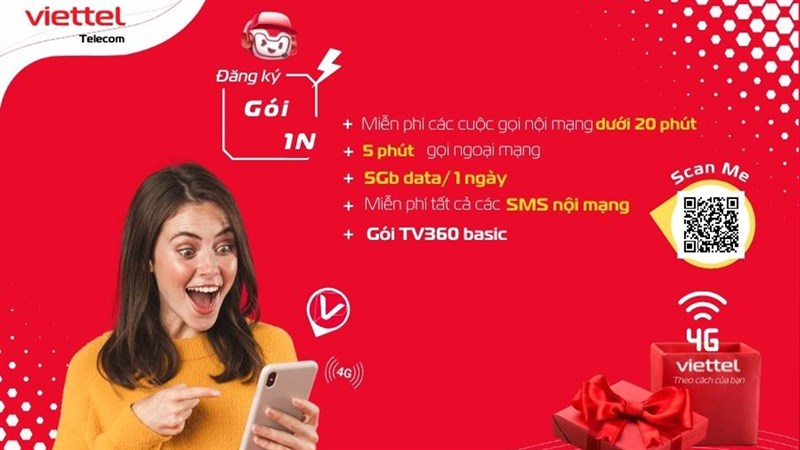 Gói cước 4G theo ngày của Viettel Gói cước 4G theo ngày của Viettel