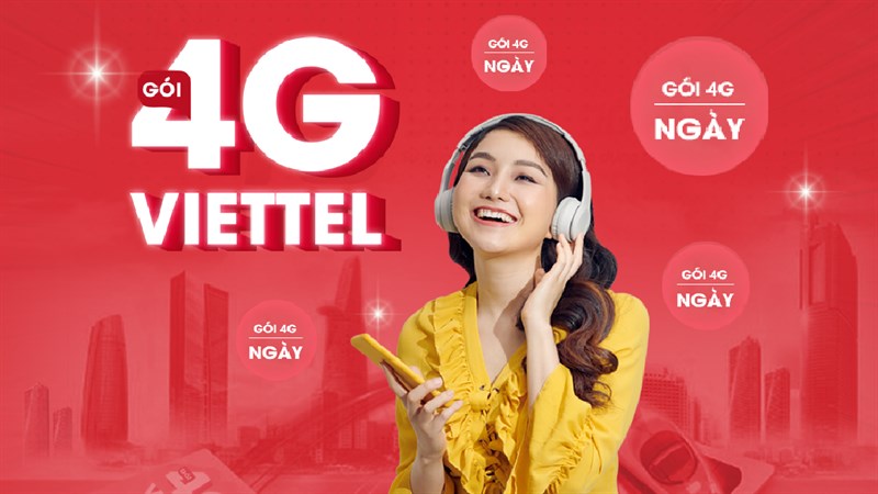 Gói cước 4G theo ngày của Viettel Gói cước 4G theo ngày của Viettel