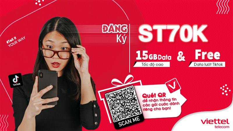 Các gói 4G Viettel tháng rẻ nhất
