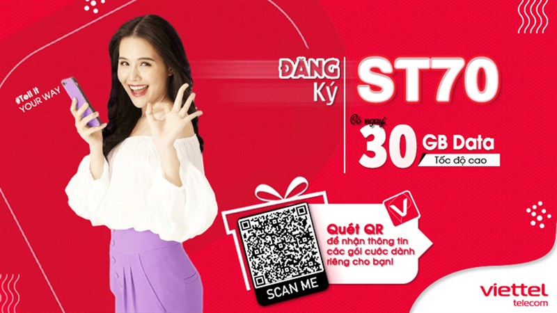 Các gói 4G Viettel tháng rẻ nhất