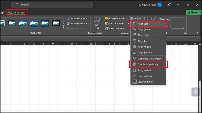 Mẹo chèn ảnh hàng loạt vào Excel Mẹo chèn ảnh hàng loạt vào Excel