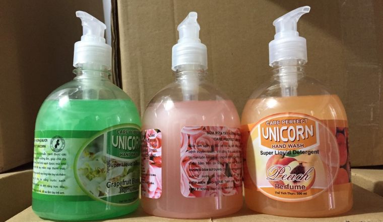 Nước rửa tay Unicorn của nước nào? Có bao nhiêu loại?
