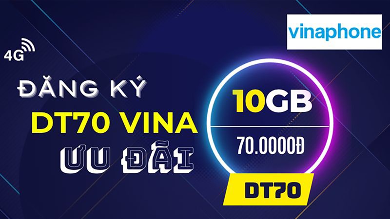 Các gói 4G VinaPhone tháng rẻ nhất