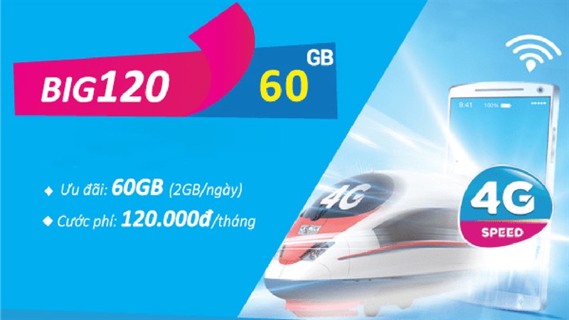 Các gói 4G VinaPhone tháng rẻ nhất