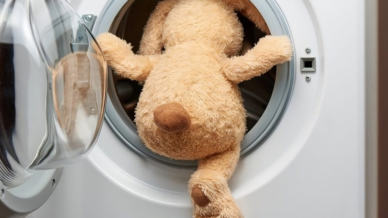 Những lưu ý cần biết khi sấy khô gấu bông bằng máy sấy quần áo
