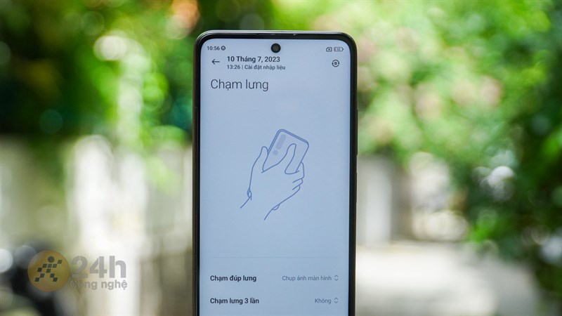Mình thường sử dụng lối tắt cử chỉ chạm đúp mặt lưng để chụp màn hình Mình thường sử dụng lối tắt cử chỉ chạm đúp mặt lưng để chụp màn hình