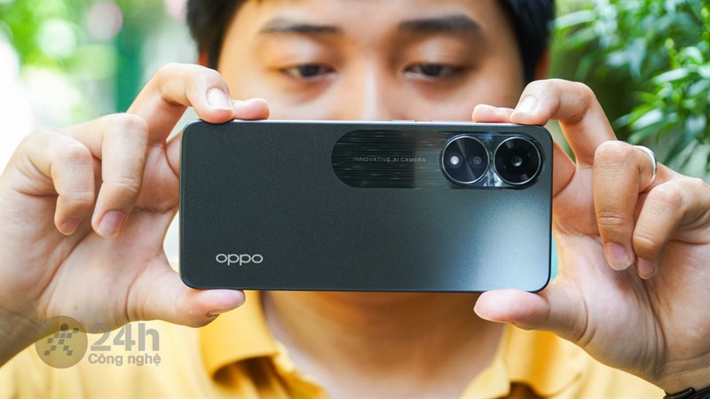 OPPO A78 được trang bị camera kép với ống kính chính có độ phân giải 50 MP OPPO A78 được trang bị camera kép với ống kính chính có độ phân giải 50 MP