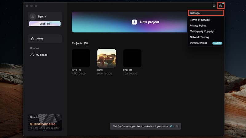 Cách tải CapCut Tiếng Việt cho máy tính