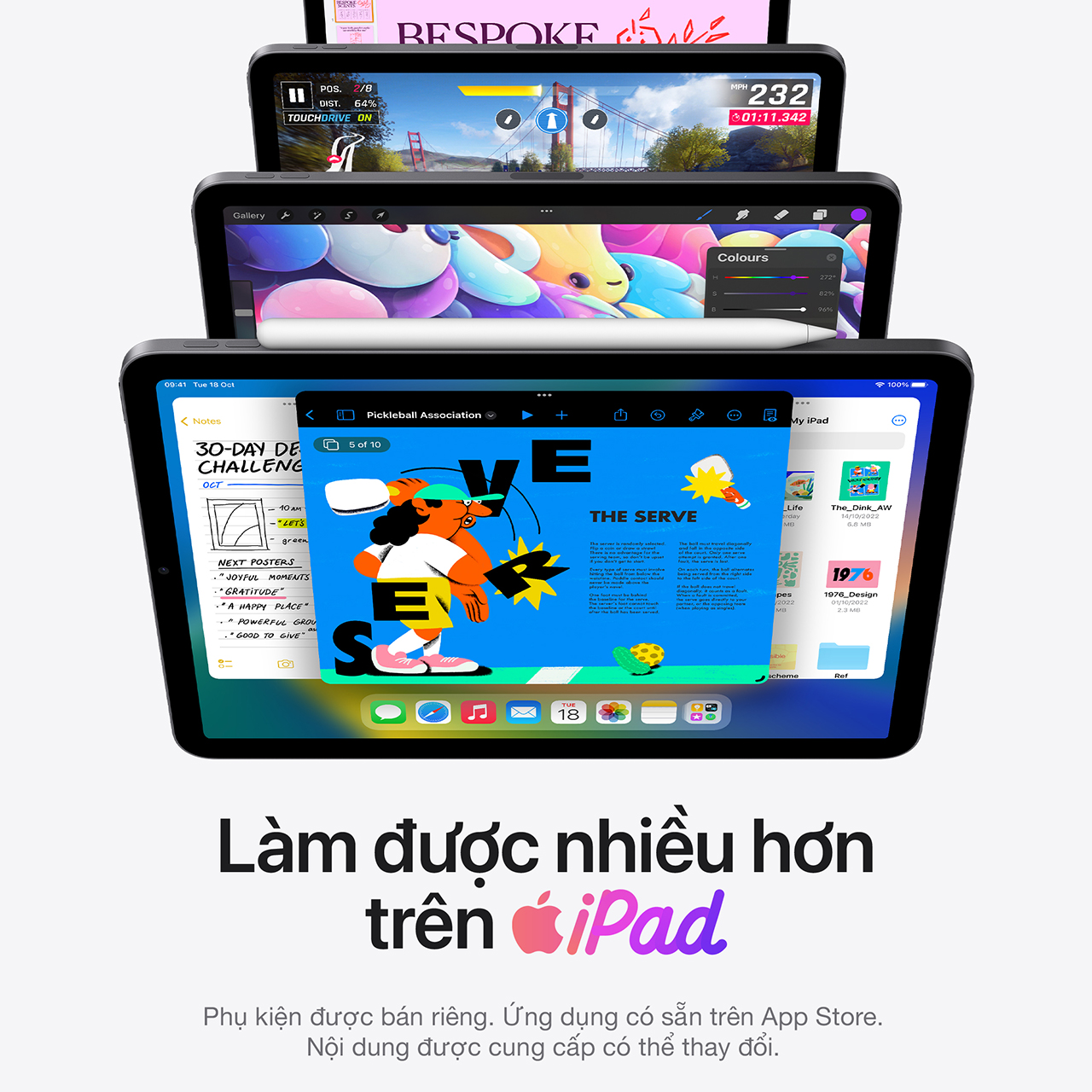 Làm được nhiều hơn trên iPad