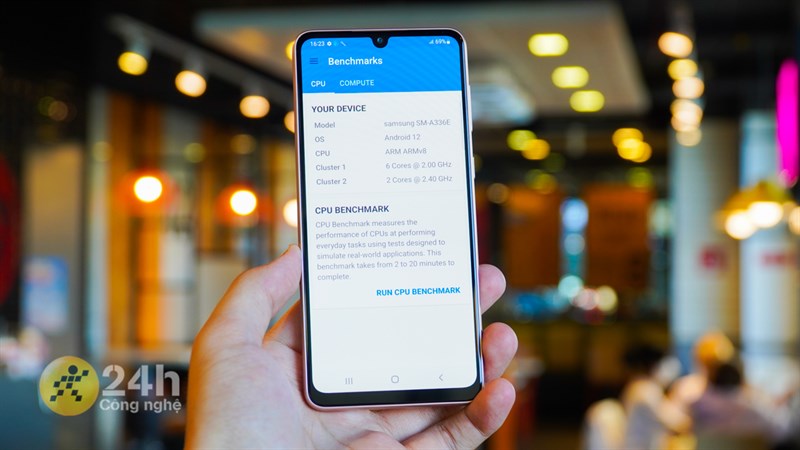 Exynos 1280 là con chip được trang bị trên Galaxy A33 5G