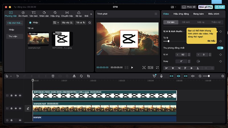 Cách chèn ảnh vào video CapCut trên máy tính