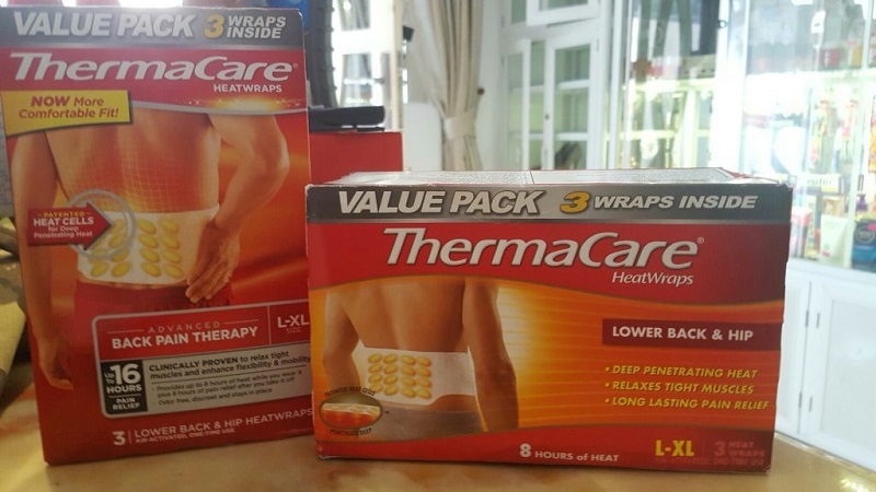 Miếng dán giảm đau của Mỹ ThermaCare