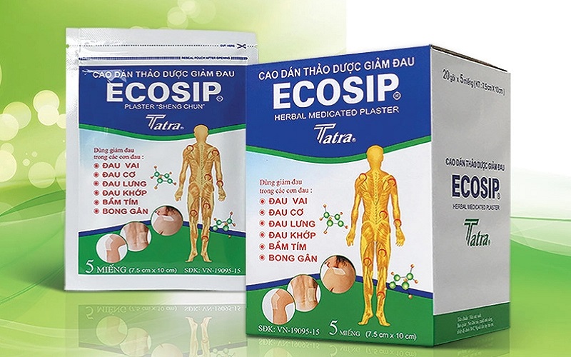 Miếng dán thảo dược Ecosip Tatra