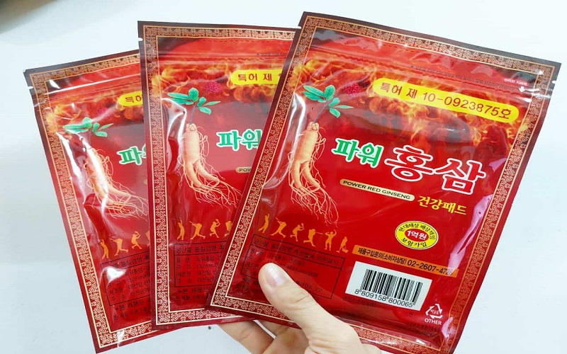 Cao dán hồng sâm Hàn Quốc