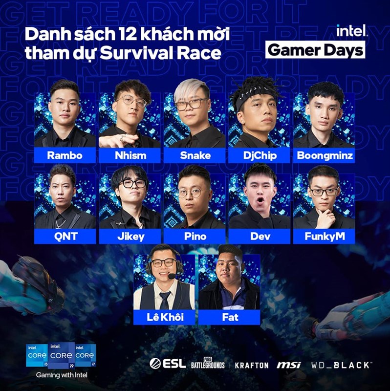 Cơ hội gặp gỡ và giao lưu với 12 streamer nổi tiếng