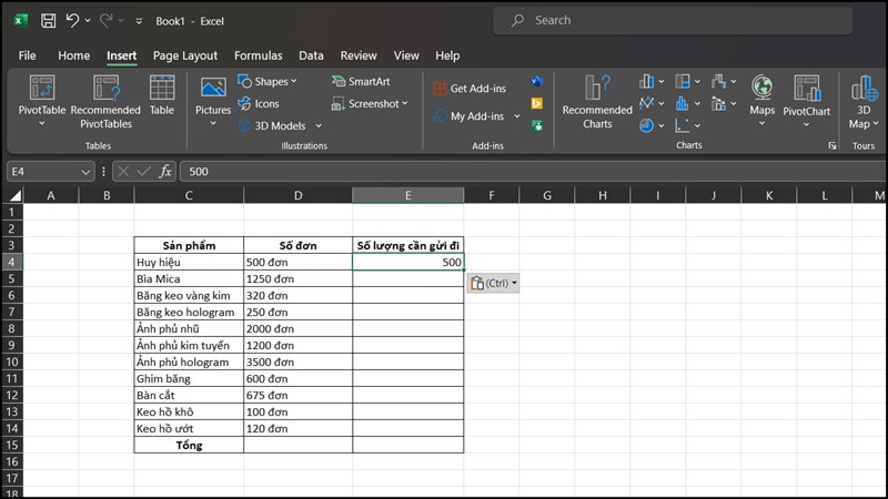 Cách tách số từ ô dữ liệu hỗn hợp trong Microsoft Excel