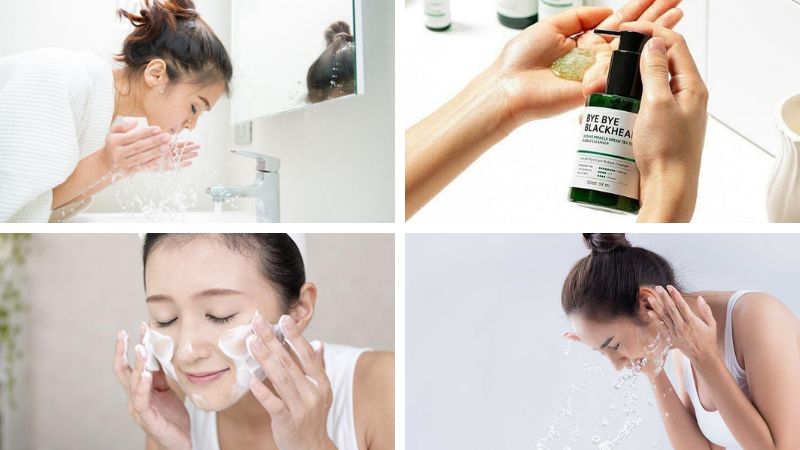 Hướng dẫn sử dụng sữa rửa mặt Some By Mi Bye Bye Blackhead