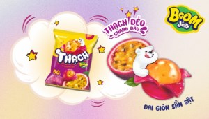 Thử ngay thạch dẻo hương chanh dây Orion Boom Jelly dai ngon, sần sật