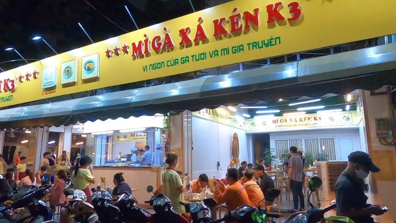 Giới thiệu về tiệm Mì Gà Xá Kén K3, chi nhánh Tân Phú