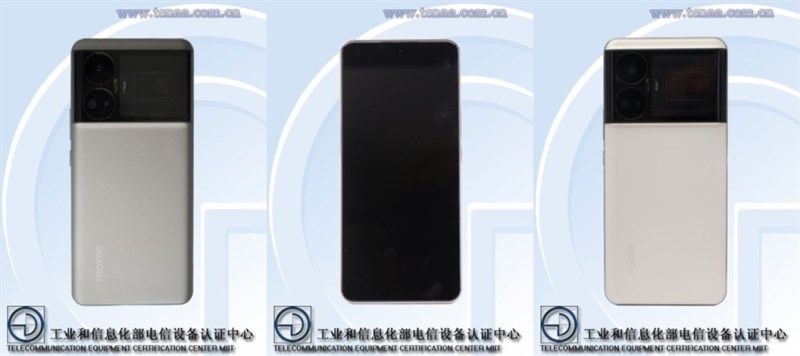 Ảnh realme GT 5 trên TENAA