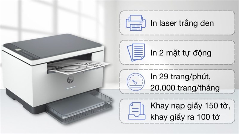 Máy in văn phòng chất lượng tốt - HP LaserJet MFP (9YF95A)