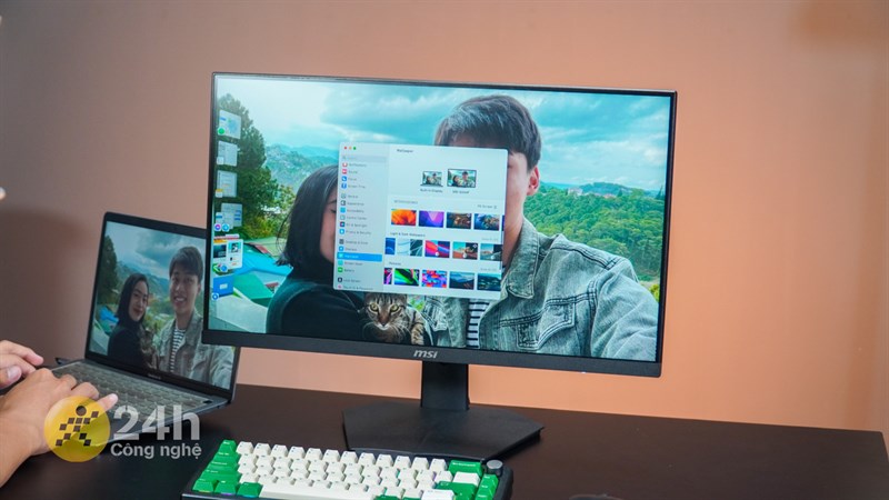 MSI LCD G244F được trang bị màn hình Rapid IPS rộng 23.8 inch 