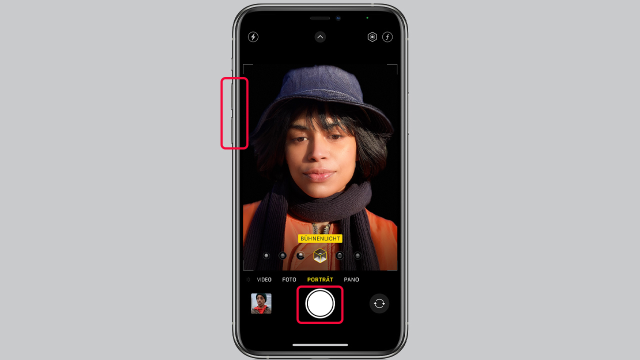 Cách chụp selfie trên iPhone