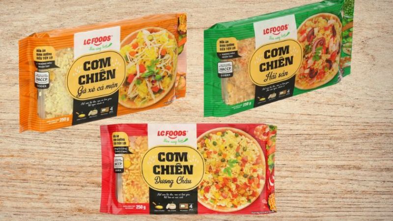 Hướng dẫn sử dụng cơm chiên làm sẵn LC Foods