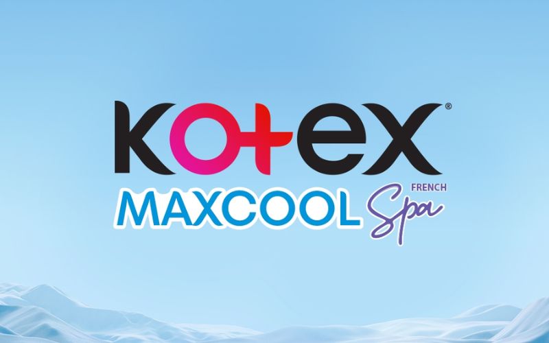 Giới thiệu băng vệ sinh KOTEX MAXCOOL French Spa mát lạnh thư giãn mới