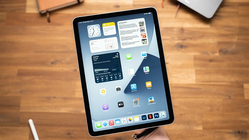 iPad Air 5 có chất lượng hiển thị tốt với kích thước 10.9 inch